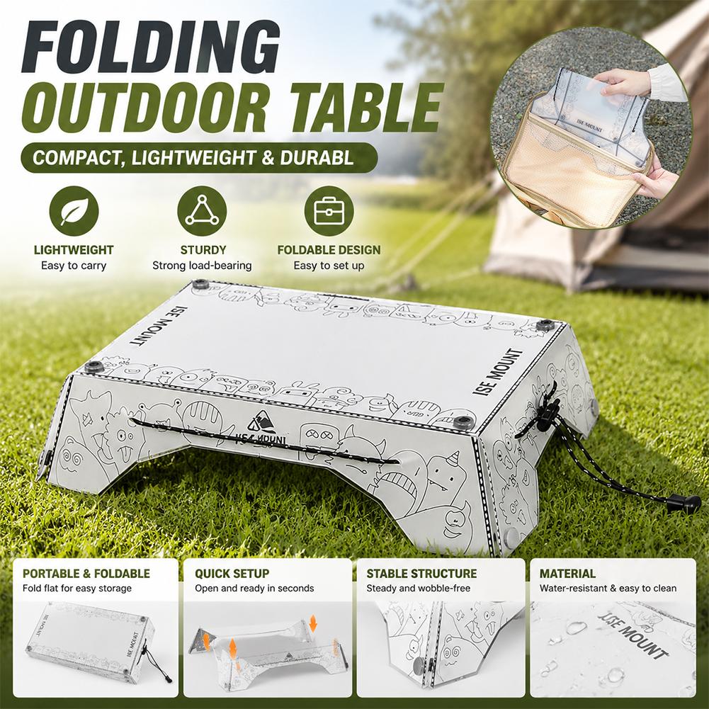 Outdoor Camping Cooking Table - Portable Multi Folding Camping Table PP