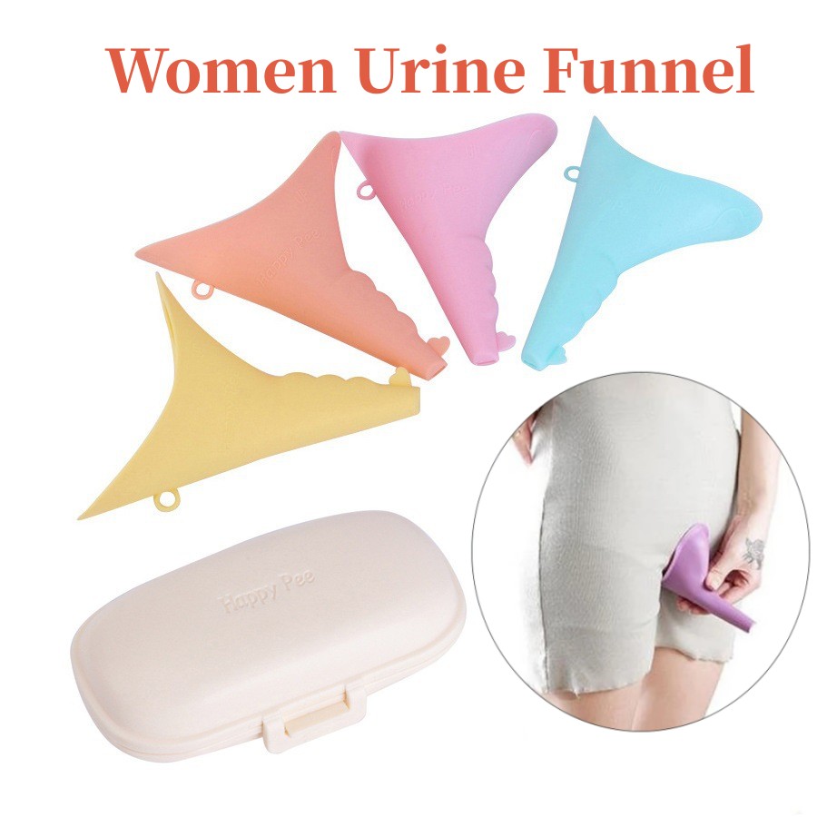 Outdoor Camping Toilet - Silicone Women Urinal Outdoor Travel Camping