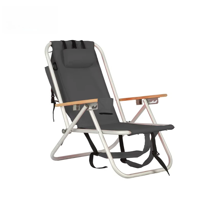Quality Outdoor Camping Chairs - High quality portable camping backrest aluminum