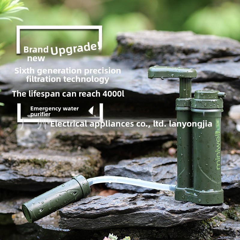 Portable Water Filter - Camping Water Filters Outdoor Water Purifier,