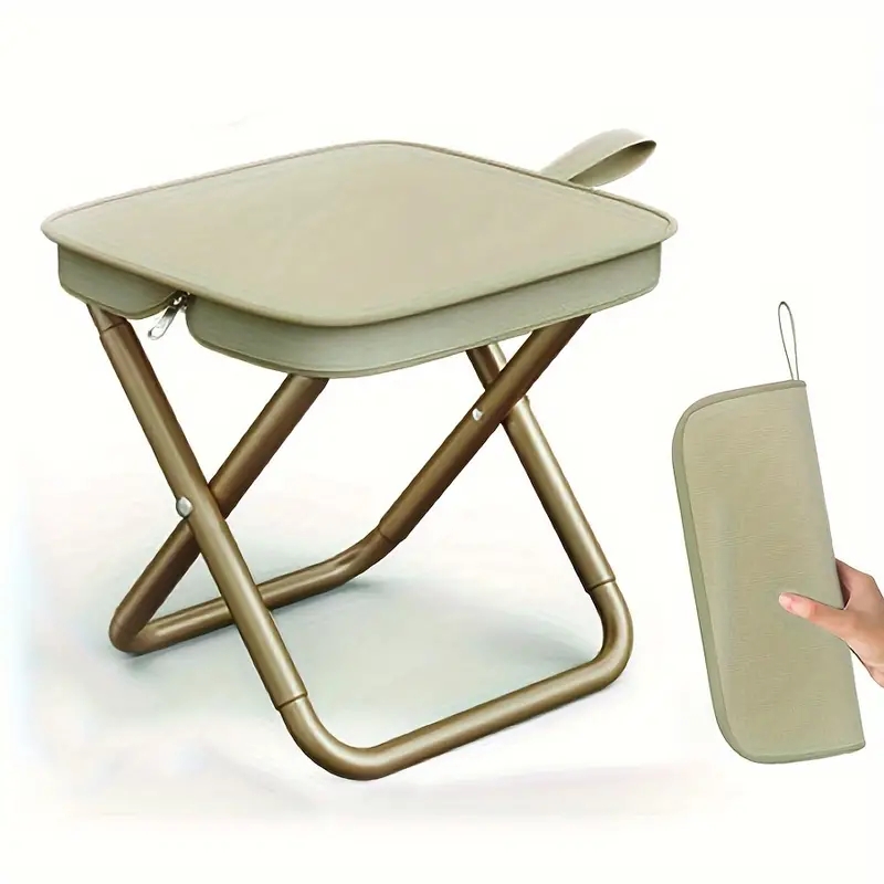 Outdoor Camping Folding Chair - Outdoor folding pencil case small stool