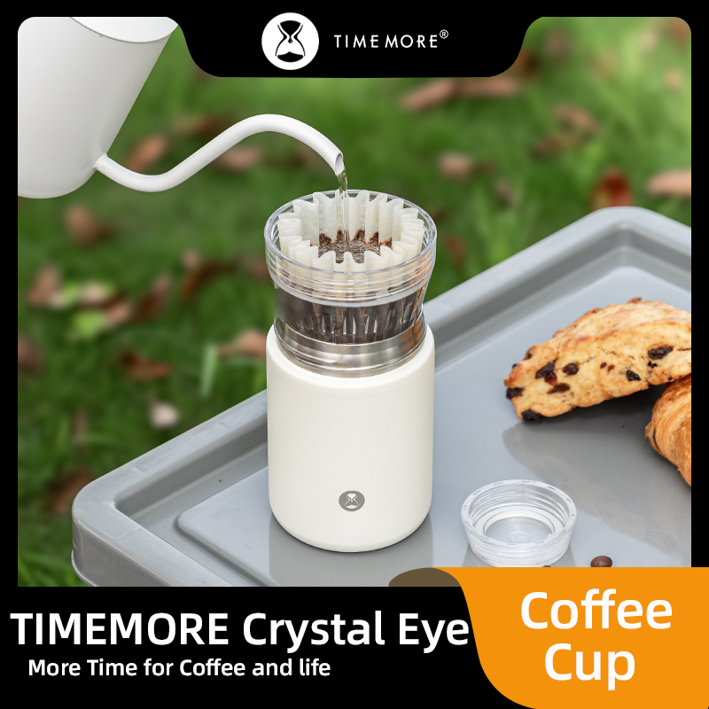 Portable Water Filter - TIMEMORE Hand-Pour Coffee Cup 2-in-1 Ceramic