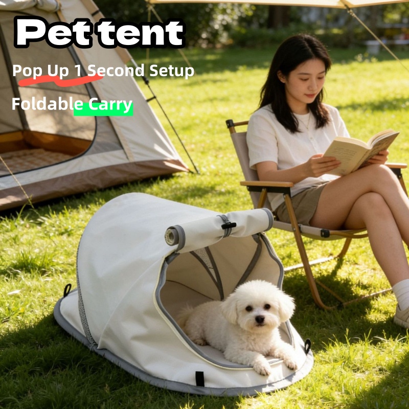 Portable Pop Up Dog Tent Sun P - Outdoor Camping Dog Bed review and price