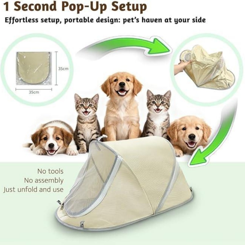 Portable Pop Up Dog Tent Sun P - Outdoor Camping Dog Bed review and price