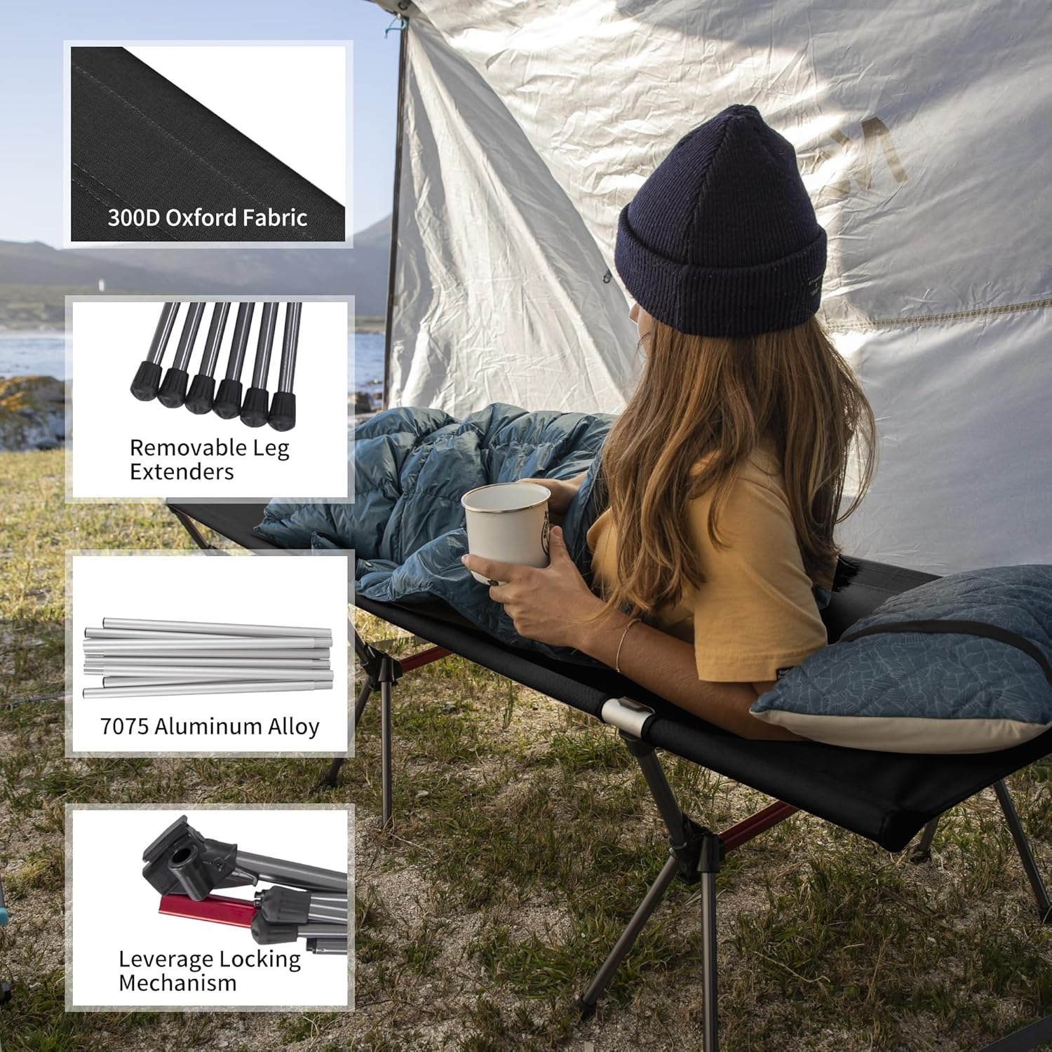 Naturehike Folding Camping Cot - Outdoor Camping Couch review and price