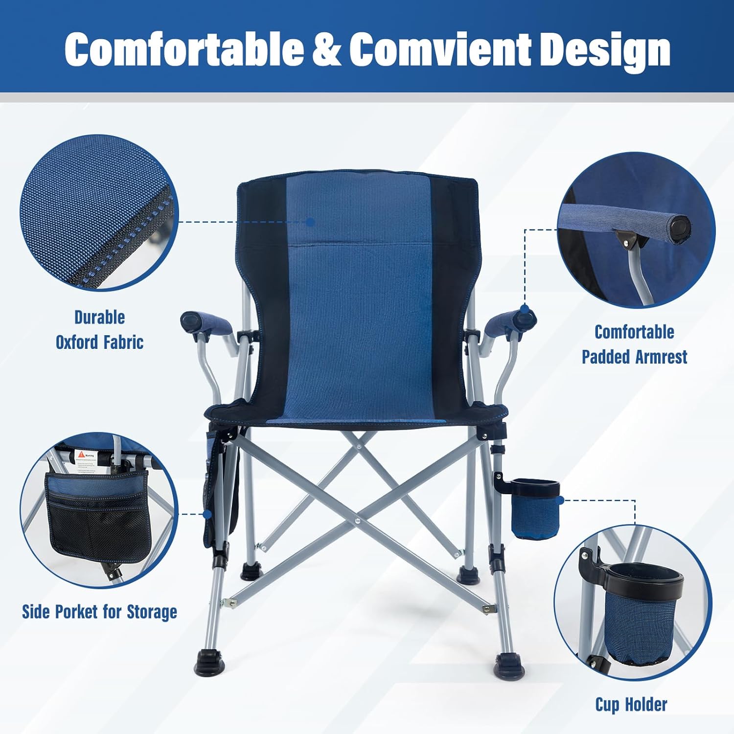 Factory Wholesale Outdoor Port - Outdoor Camping Folding Chair review and price