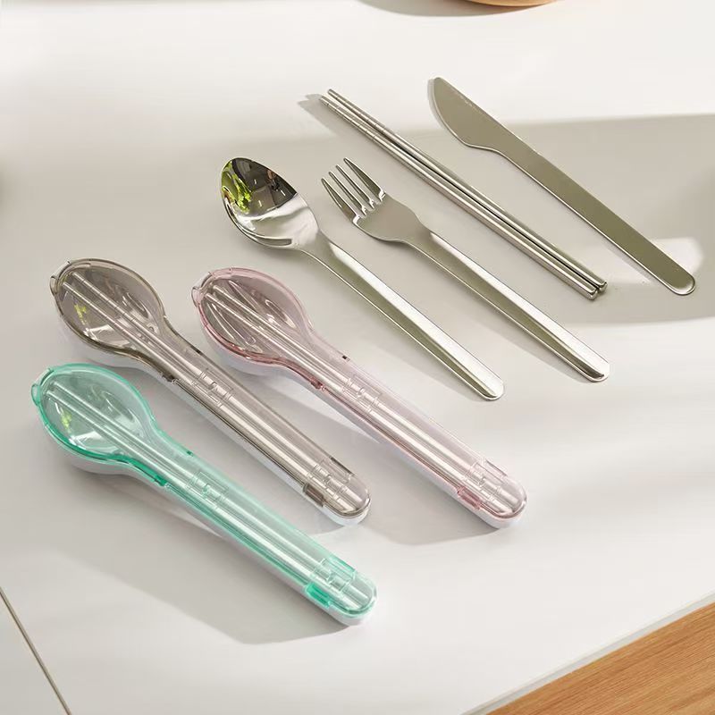 Portable Cutlery Set with Stor - Outdoor Camping Knife review and price