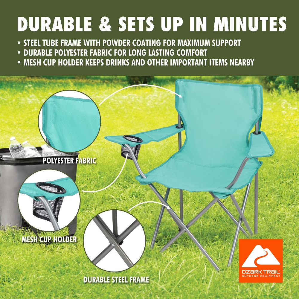 Foldable Quad Camping Chair wi - Camping Quad review and price