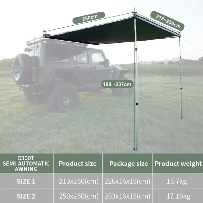 Awnlux 4x4 Retractable Offroad - Camping Tent review and price