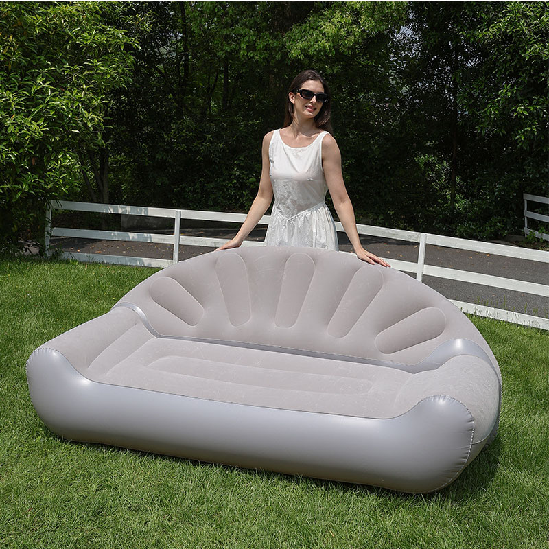 Fan Shaped Inflatable Sofa 2 P - Outdoor Camping Couch review and price