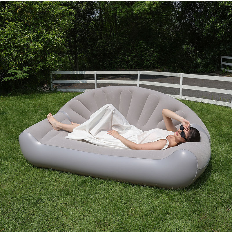 Fan Shaped Inflatable Sofa 2 P - Outdoor Camping Couch review and price