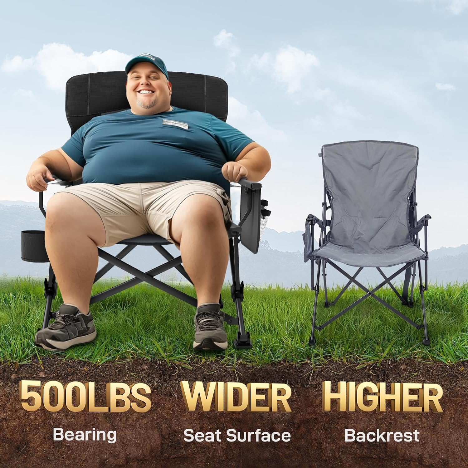 Heavy Duty Oversized Quad Fold - Camping Quad review and price