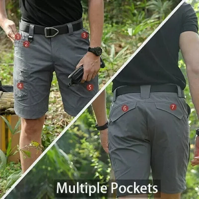 IX7 Men Tactical Cargo Shorts  - Urban Outdoor Camping review and price