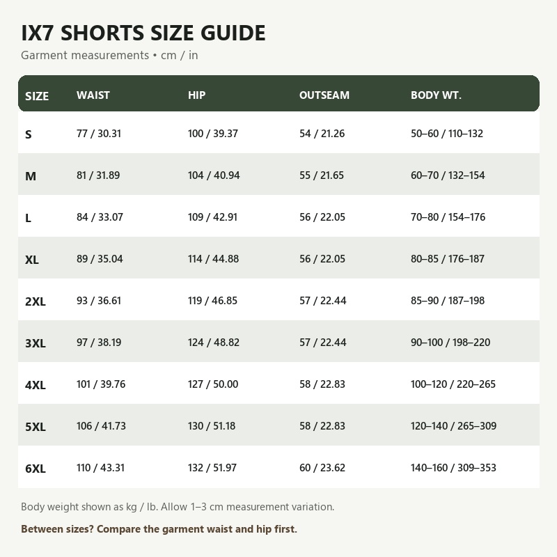 IX7 Men Tactical Cargo Shorts  - Urban Outdoor Camping review and price