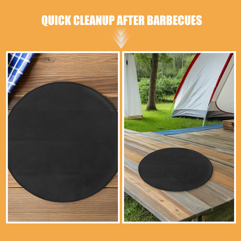 Fireproof Round Bbq Mat 24 Inc - Outdoor Camping Gas Stove review and price