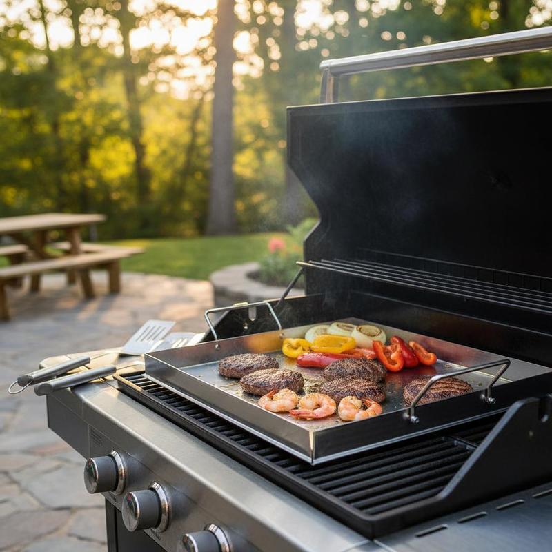 Universal Flat Top Griddle 18x - Outdoor Camping Food review and price