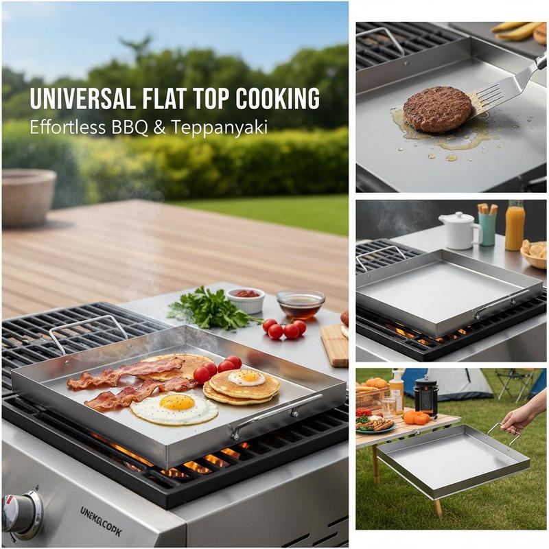 Universal Flat Top Griddle 18x - Outdoor Camping Food review and price