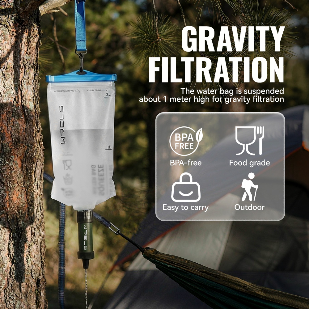 WRELS Outdoor Water Purifier H - Portable Water Filter review and price