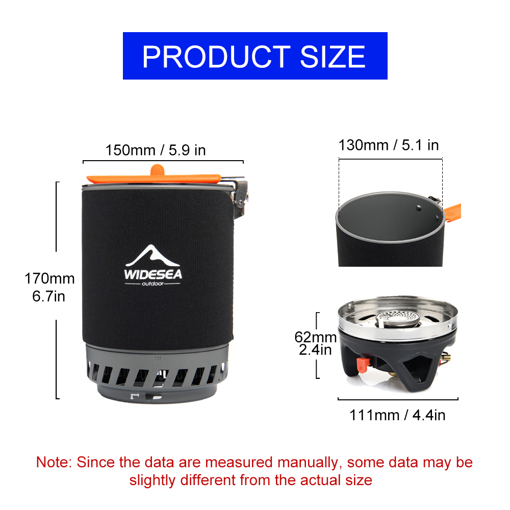 Widesea Camping Cooking System - Outdoor Camping Gas Stove review and price