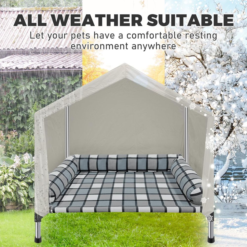 Elevated Dog Pet Bed House - 2 - Outdoor Camping Dog Bed review and price