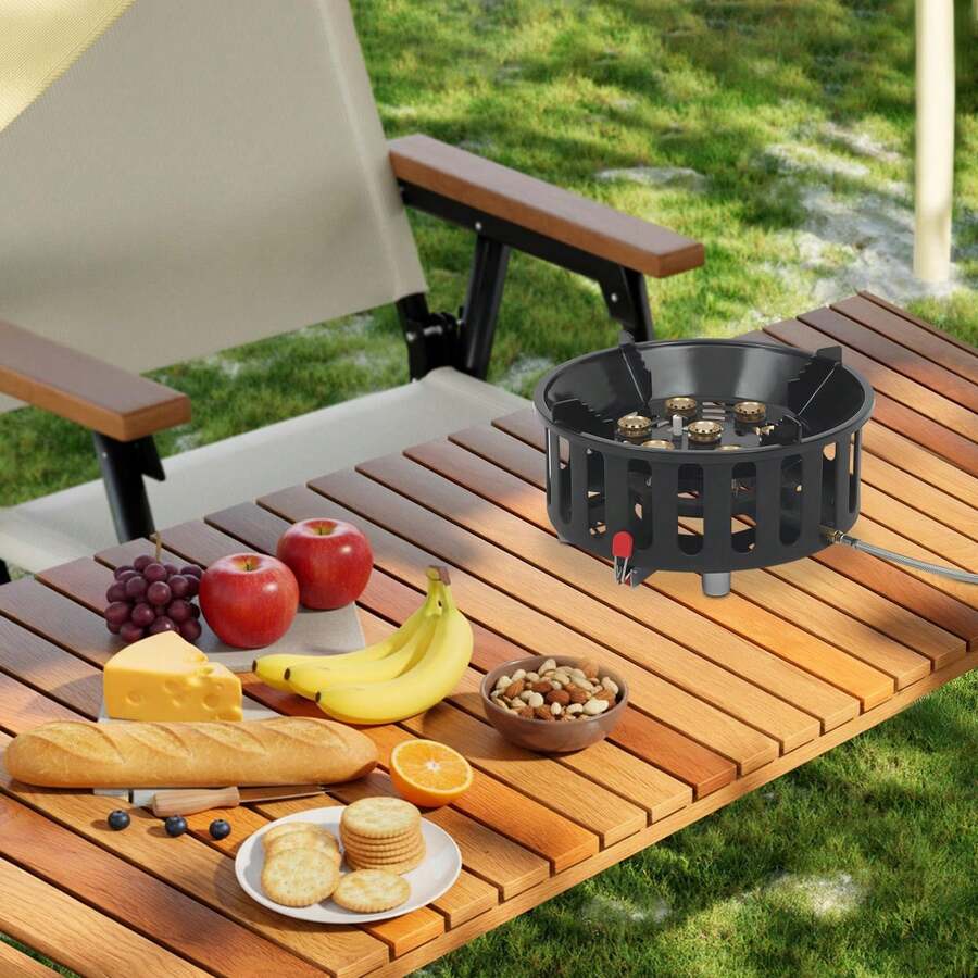 Portable Camping Stove With 3  - Outdoor Camping Gas Stove review and price