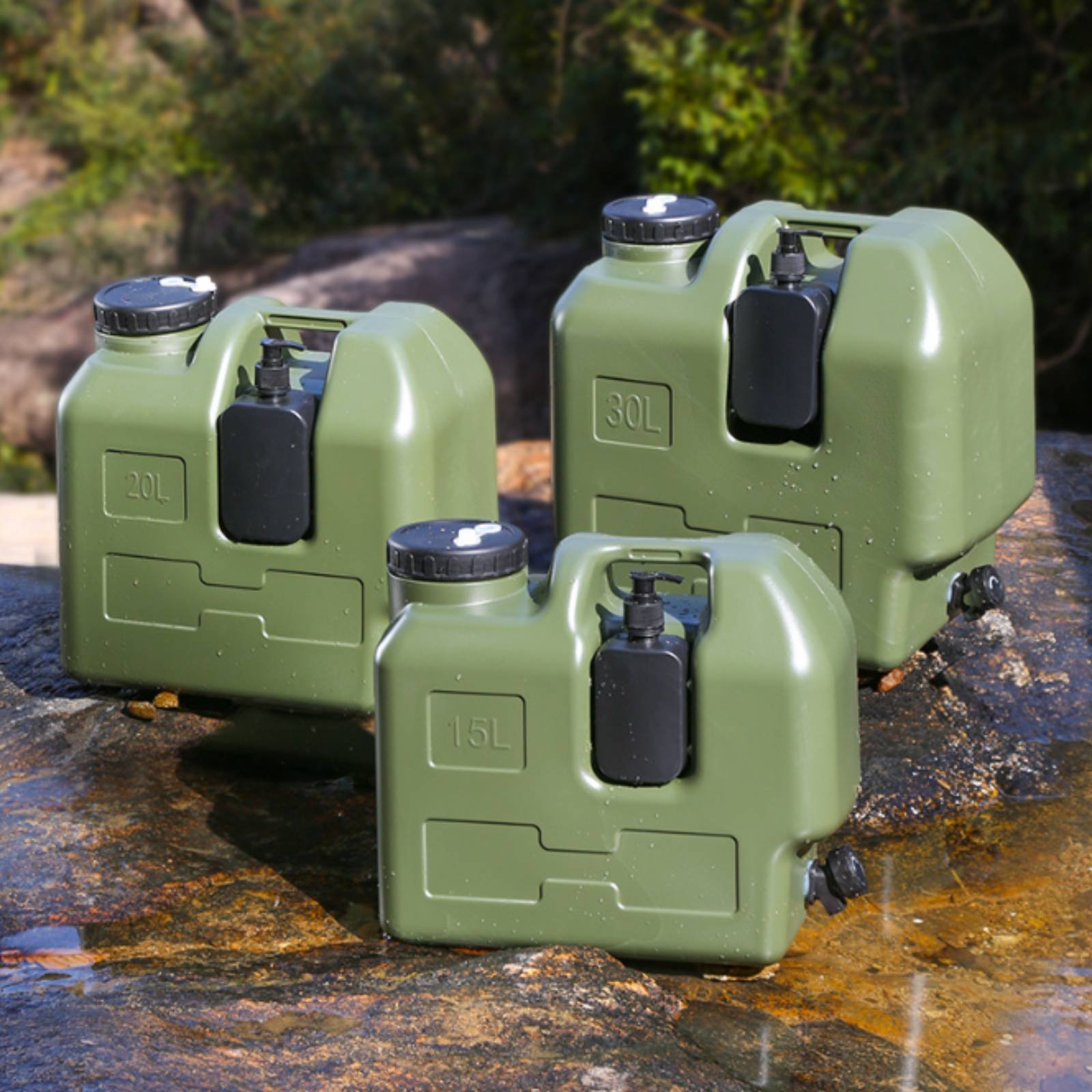 Water Container with Spigot Fo - Outdoor Camping Food review and price