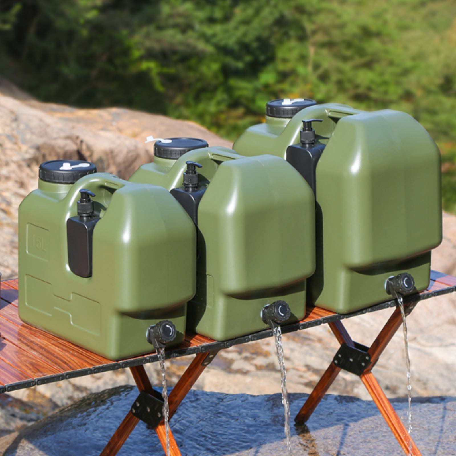 Water Container with Spigot Fo - Outdoor Camping Food review and price