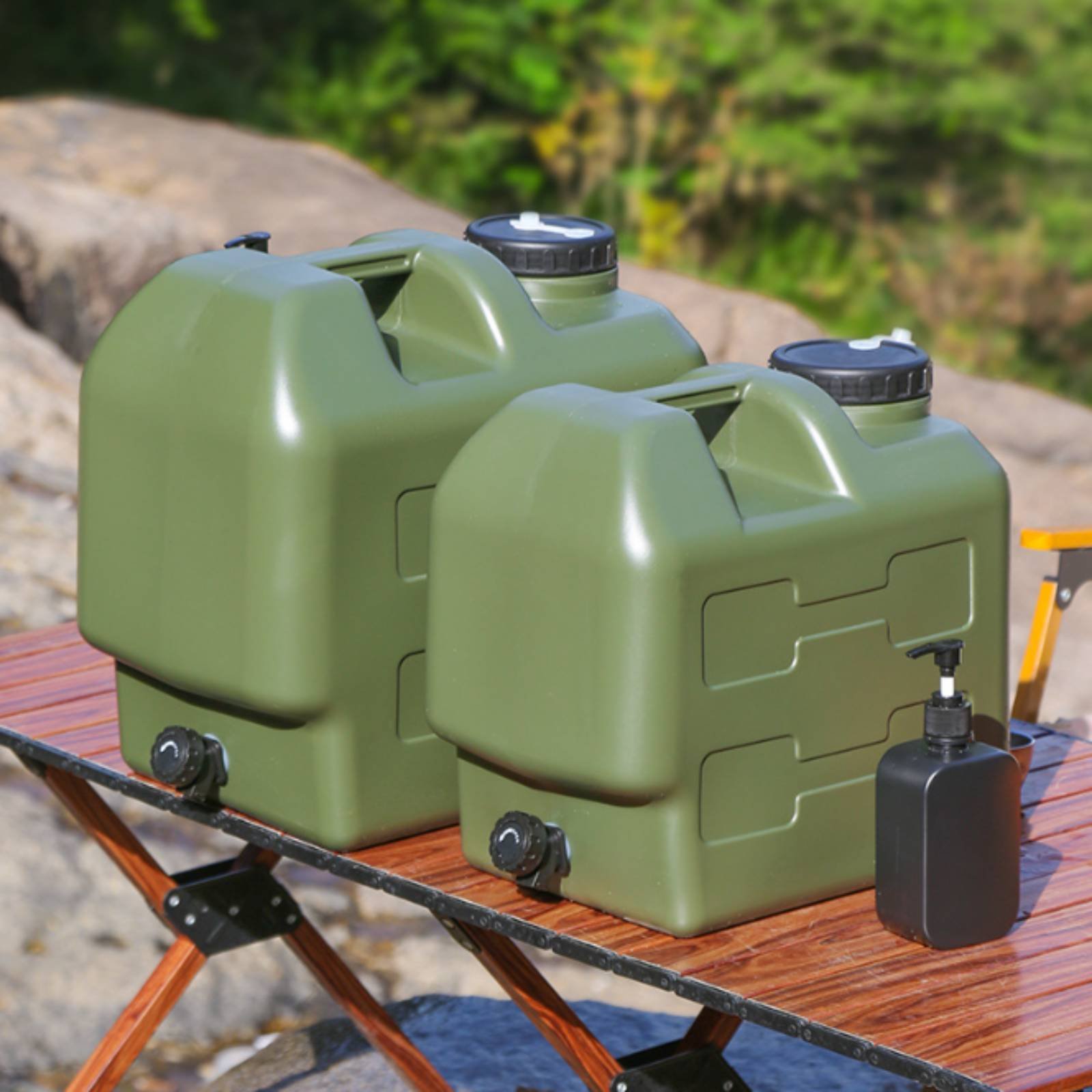 Water Container with Spigot Fo - Outdoor Camping Food review and price