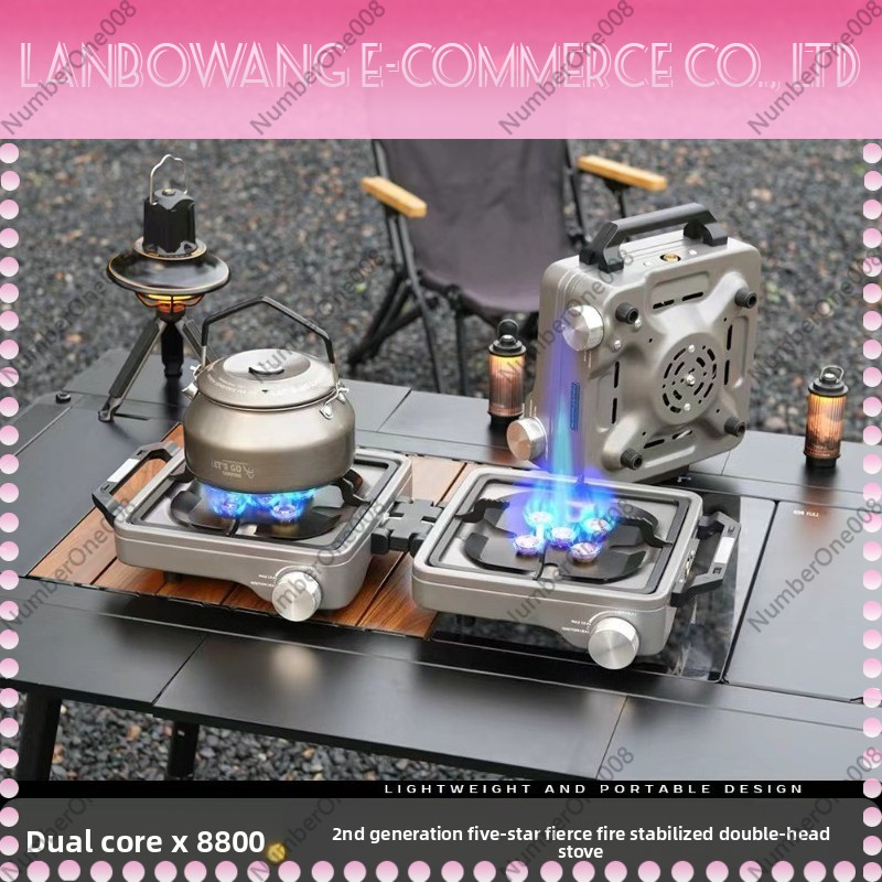 Outdoor Dual Burner High Power - Outdoor Camping Gas Stove review and price