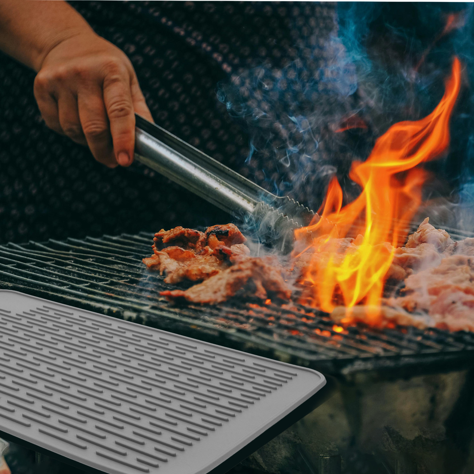 1pc Silicone Grill Mat Multipu - Outdoor Gas Stove review and price