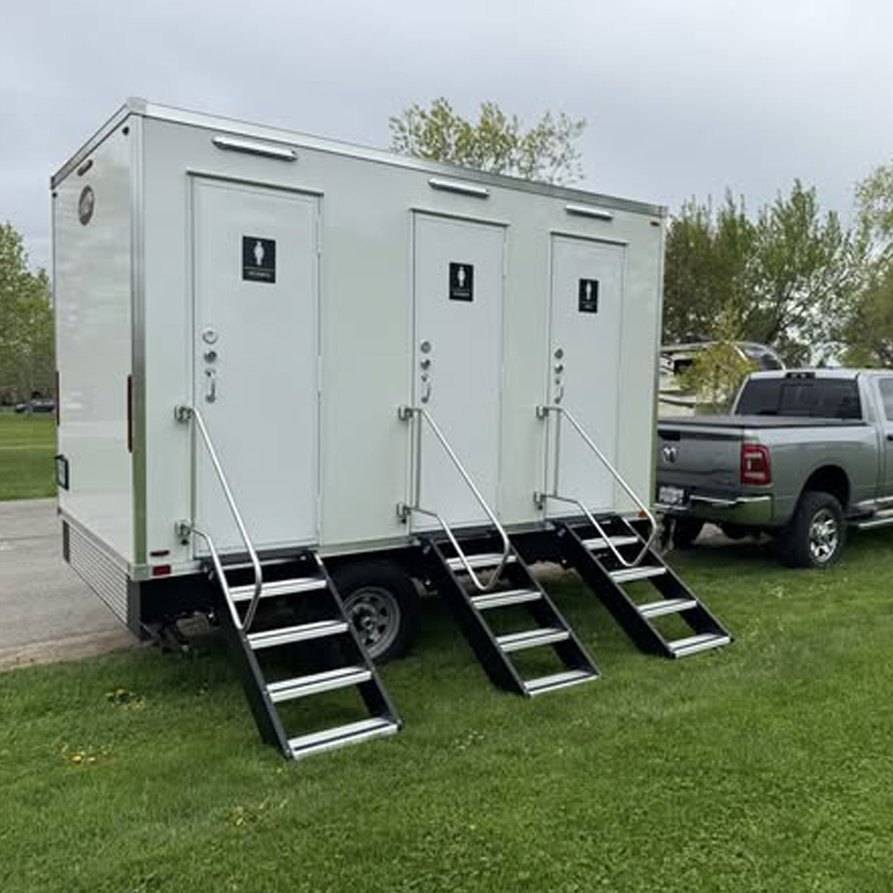 Outdoor 3-Rooms Mobile Toilet  - Outdoor Camping Toilet review and price