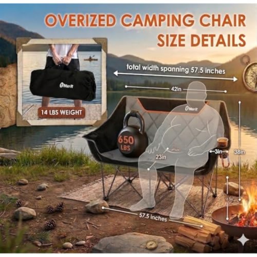 Oversized Fully Padded Camping - Camping Quad review and price