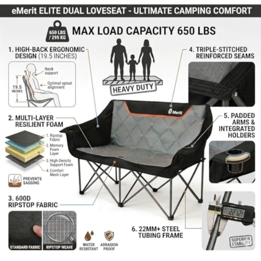Oversized Fully Padded Camping - Camping Quad review and price
