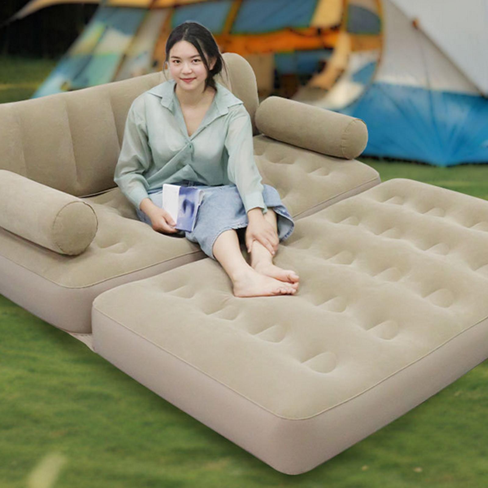 Air Sofa With Air Pump Folding - Outdoor Camping Couch review and price