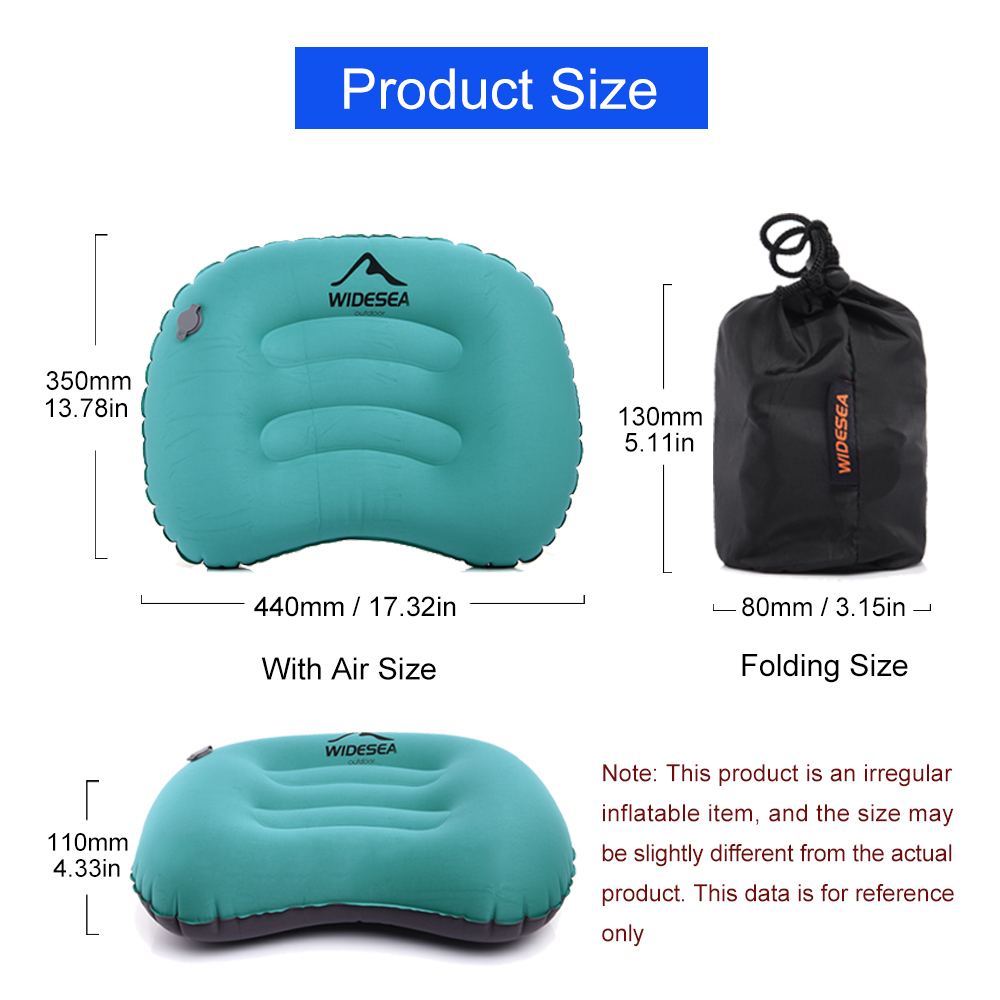 Widesea Portable Inflatable Pi - Camp Pillow Compressible review and price