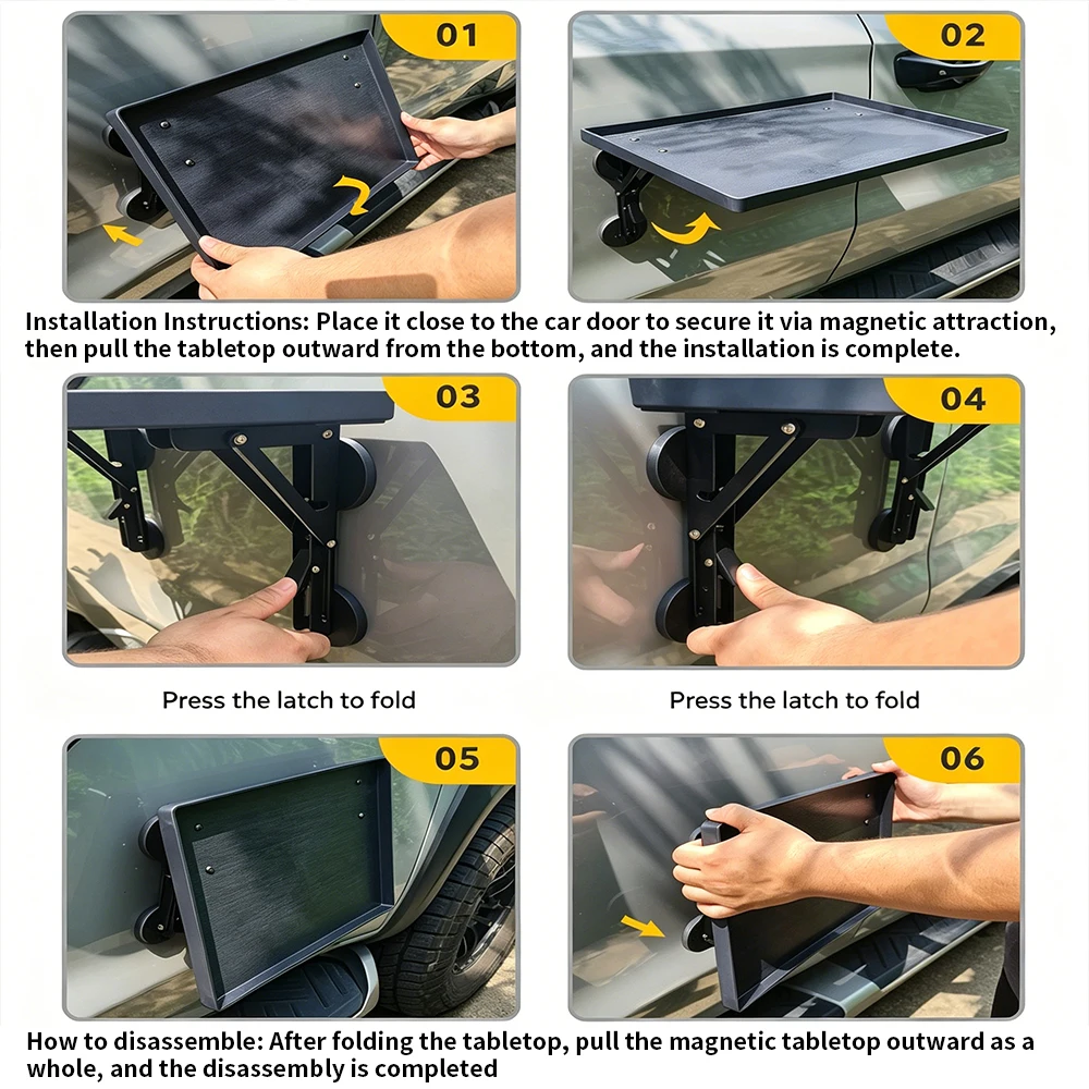 Portable Car Side Door Hanging - Outdoor Camping Cooking Table review and price