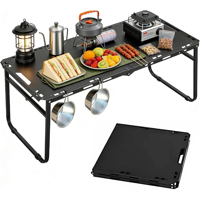 Camping Table Adjustable Foldi - Outdoor Camping Cooking Table review and price