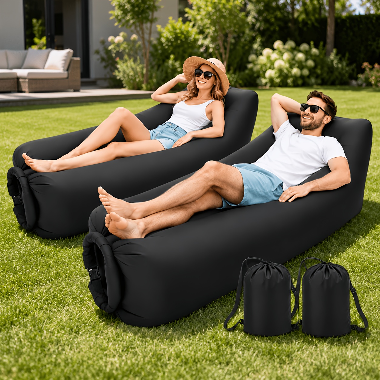 Inflatable 4-in-1 Sofa Set – P - Outdoor Camping Couch review and price