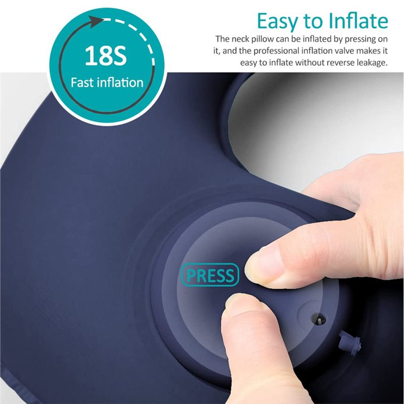 Inflatable Travel Pillow Ultra - Camp Pillow Compressible review and price