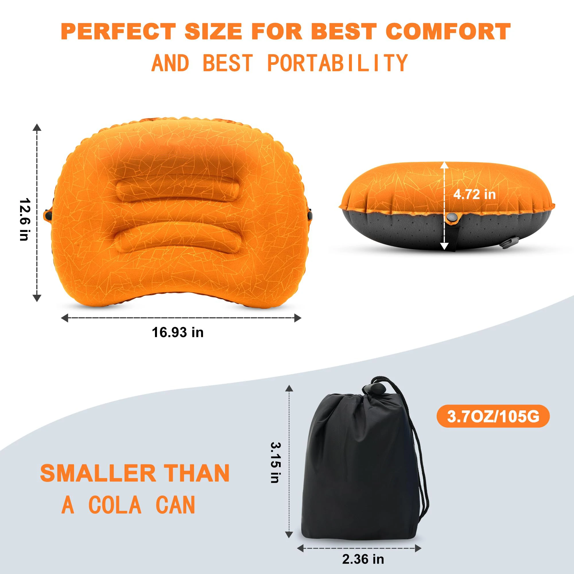 1PC Ultralight Inflatable Camp - Camp Pillow Compressible review and price