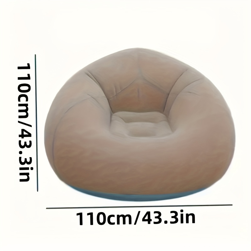 Flocked PVC Inflatable Sofa Ch - Outdoor Camping Couch review and price