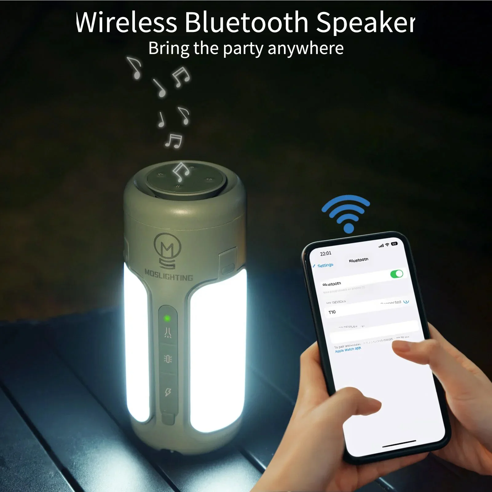 MOSLIGHTING Portable Bluetooth - Zd Outdoor Camping review and price